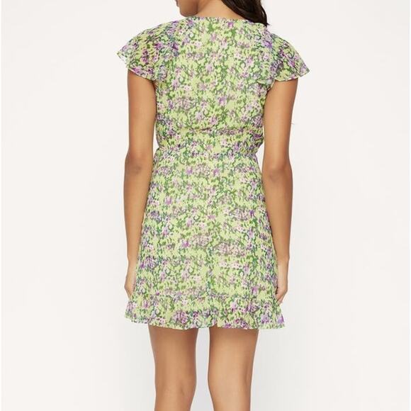 NWT LOST + WANDER Matisses Dream Purple Yellow Multi colorMini Dress Size XS - Picture 7 of 12